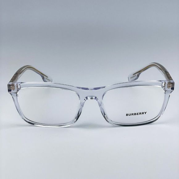 NEW Burberry BE2334 Elm 3024 Transparent Rectangle Unisex Eyeglasses - Picture 2 of 12